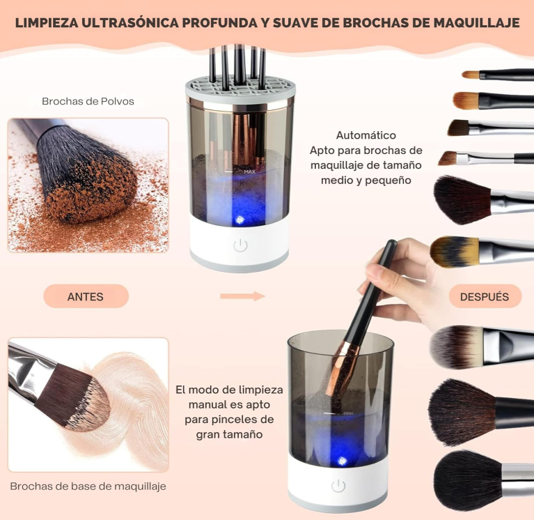 Limpiador de Brochas de Maquillaje